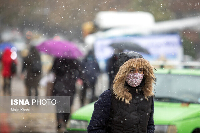 بارش برف مدارس ۶ شهرستان استان اصفهان را تعطیل کرد