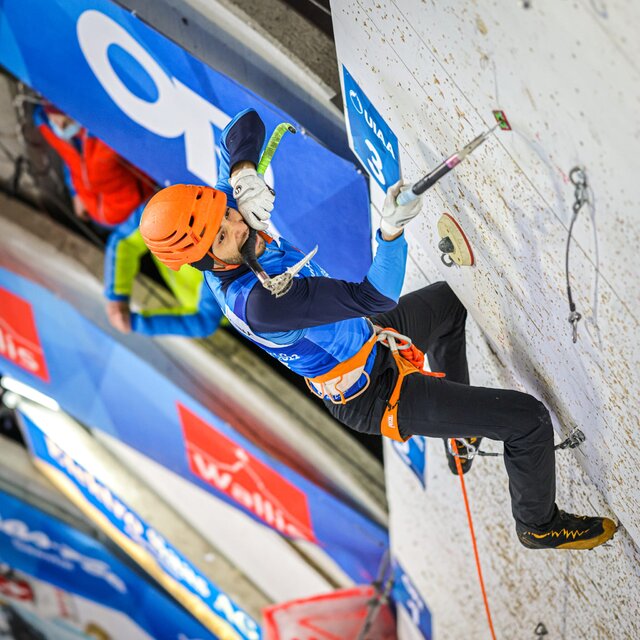 درخشش ورزشکار اصفهانی در مسابقات یخنوردی جهان