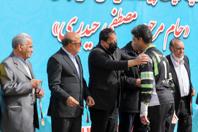 مراسم اختتامیه لیگ پیشکسوتان فوتبال استان اصفهان جام مرحوم مصطفی حیدری