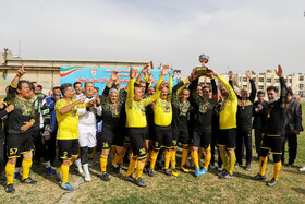 مراسم اختتامیه لیگ پیشکسوتان فوتبال استان اصفهان جام مرحوم مصطفی حیدری