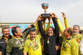 مراسم اختتامیه لیگ پیشکسوتان فوتبال استان اصفهان جام مرحوم مصطفی حیدری