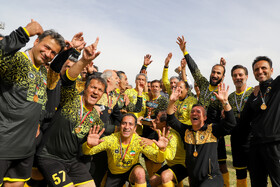 مراسم اختتامیه لیگ پیشکسوتان فوتبال استان اصفهان جام مرحوم مصطفی حیدری