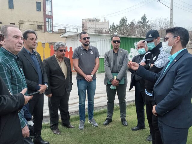 حضور هیئت صربستانی در تمرین تیم فوتبال ذوبآهن + عکس