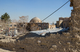 پشت‌بام بازار قیصریه در اطراف میدان نقش جهان اصفهان