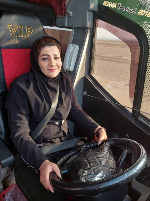 شرط ازدواجم رانندگی اتوبوس بود