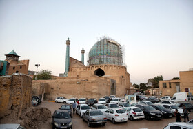 مشکلات مرمت گنبد مسجد جامع عباسی اصفهان