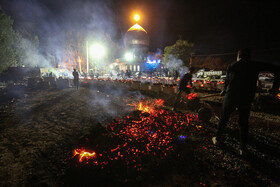 آیین پخت و توزیع ۱۵۰دیگ غذای نذری- مبارکه اصفهان