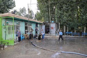 آیین پخت و توزیع ۱۵۰دیگ غذای نذری- مبارکه اصفهان