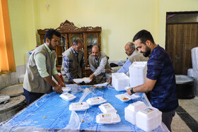 آیین پخت و توزیع ۱۵۰دیگ غذای نذری- مبارکه اصفهان