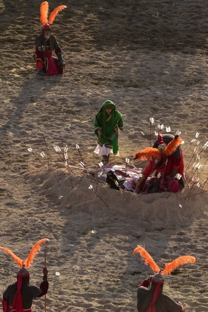 «10 تصویر عاشورایی» در گالری خیابانی باغ گلدسته