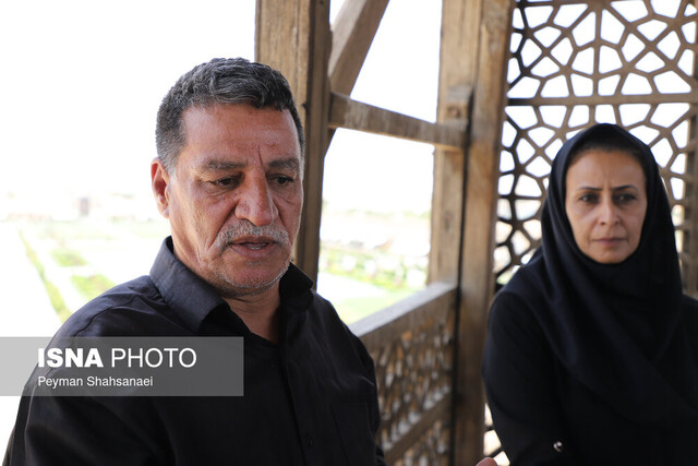 تیغ اصلاح بر قوس گنبد مسجد جامع عباسی!