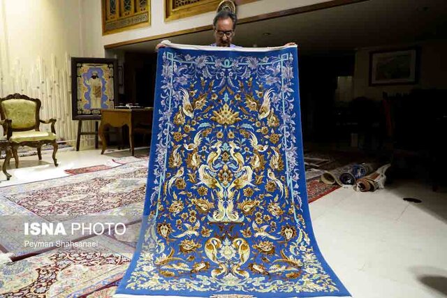 قالی ایرانی قصه رنگهاست