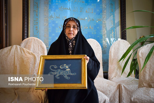 احیای هنر نقدهدوزی در دستان بانوی هنرمند اصفهان