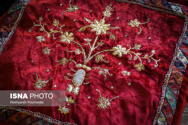 احیای هنر نقدهدوزی در دستان بانوی هنرمند اصفهان