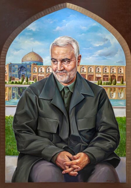 نقشی از «مرد میدان» در اصفهان