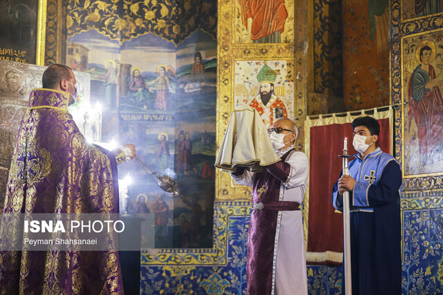 برگزاری مراسم مذهبی میلاد مسیح(ع) در کلیسای بتلِحِم