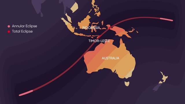 امروز وقوع نادرترین نوع خورشید گرفتگی