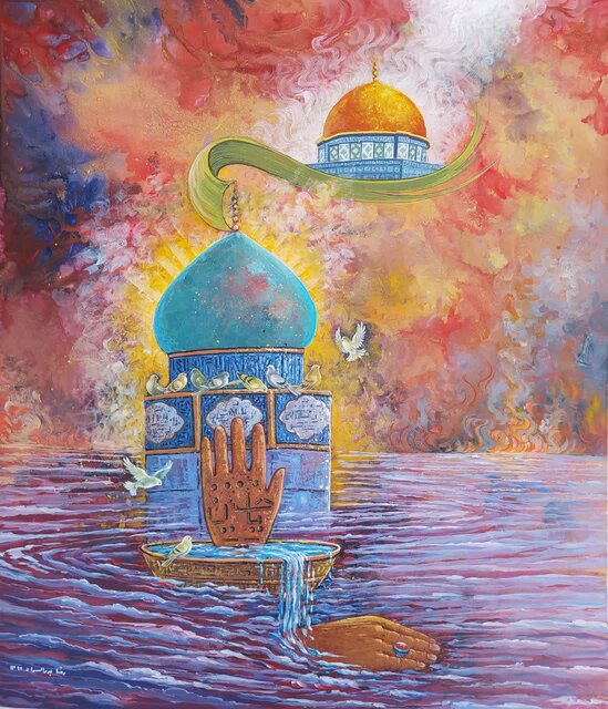 امام حسین(ع)، محور هنر نگارگری بدرالسماء