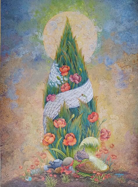 امام حسین(ع)، محور هنر نگارگری بدرالسماء