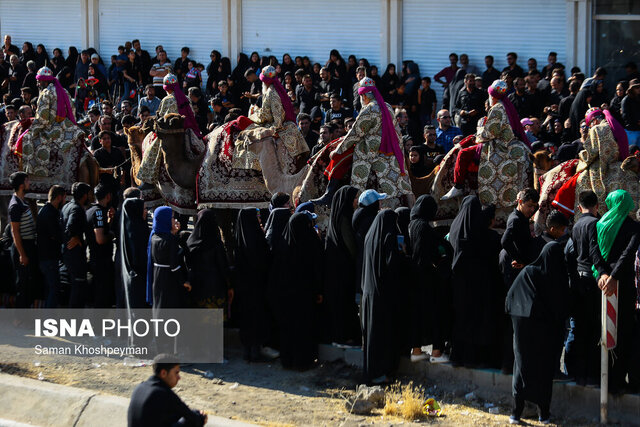 روایتی از کاروان نمادین هشتم محرم خمینیشهر