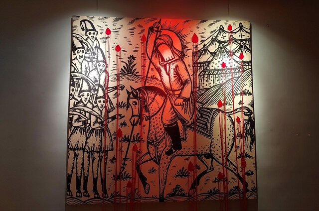 گذری به نمایشگاه «طوفانالبکاء»