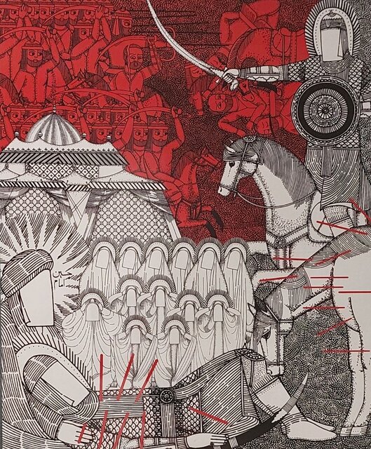 گذری به نمایشگاه «طوفانالبکاء»