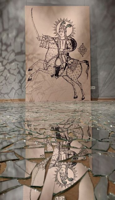 گذری به نمایشگاه «طوفانالبکاء»