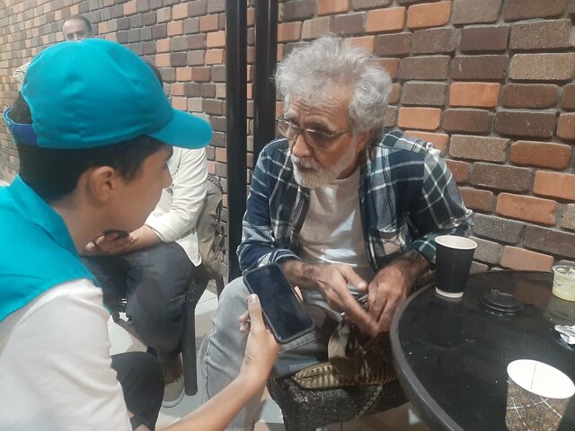 بهروز افخمی و محمد خزاعی در گفتوگو با خبرنگاران نوجوان