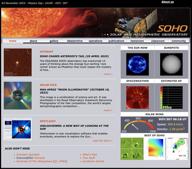 عکس ثبتشده توسط منجم ایرانی، عکس هفته ناسا سوهو شد