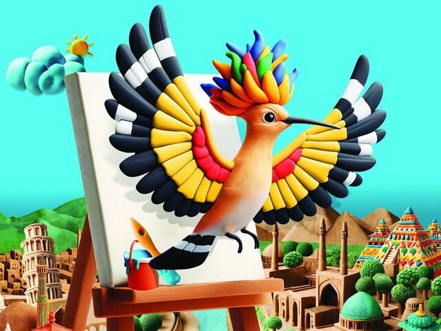 رونمایی از پوستر سومین مسابقه بینالمللی نقاشی پوپک رونمایی از پوستر سومین مسابقه بینالمللی نقاشی پوپک