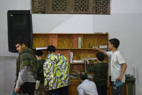 مراسم معنوی اعتکاف در مسجد جامع اصفهان