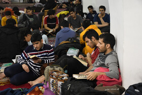 مراسم معنوی اعتکاف در مسجد جامع اصفهان