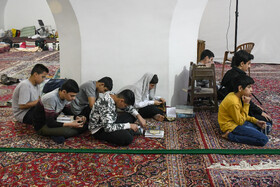 مراسم معنوی اعتکاف در مسجد جامع اصفهان