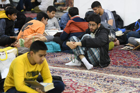 مراسم معنوی اعتکاف در مسجد جامع اصفهان