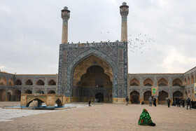 مراسم معنوی اعتکاف در مسجد جامع اصفهان