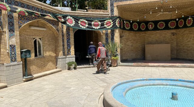 تخریب شبستان داخلی مسجد کازرونی اصفهان