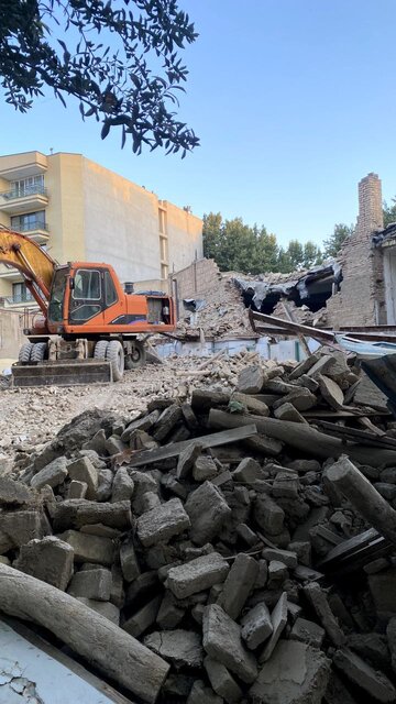 اقدام دوباره برای تخریب مسجد کازرونی بهرغم مخالفت وزارت میراث فرهنگی