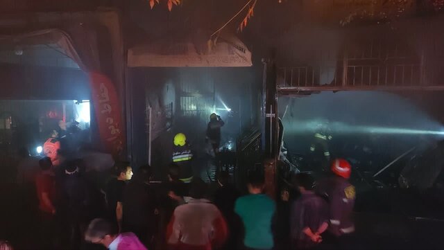 آتشسوزی چندین کارگاه در خمینیشهر