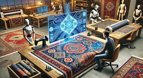 فرش ایرانی در دو راهی سنت و فناوری فرش ایرانی در دو راهی سنت و فناوری