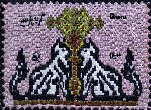 سوزندوزی گربه ایرانی در پنجه طلایی هنرمندانِ «پرشین کت»