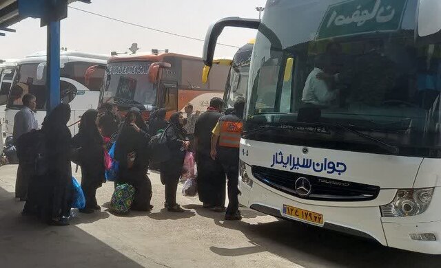 بازگشت ۹۲ هزار زائر اصفهانی با ناوگان حمل‌ونقل عمومی 