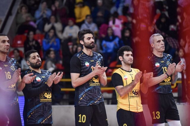 تیم والیبال سپاهان روی نوار پیروزی