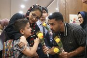 اقدام خیرخواهانه طلایی‌پوشان در روز اول مهر/ ستارگان باشگاه سپاهان در کنار کودکان اوتیسم