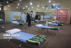 افتتاح نقاهتگاه ۱۵۰ تختی و بیمارستان صحرایی توسط پلیس استان کرمان