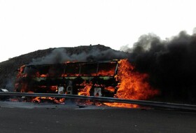 تکذیب آتش‌سوزی اتوبوس در کرمان