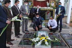 تجدید میثاق سرپرست جهاددانشگاهی استان کرمان با آرمان های سردار شهید حاج قاسم سلیمانی