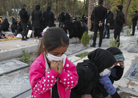 آرامستان کرمان در شرایط کرونایی