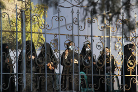 آرامستان کرمان در شرایط کرونایی