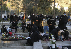 آرامستان کرمان در شرایط کرونایی