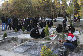 آرامستان کرمان در شرایط کرونایی